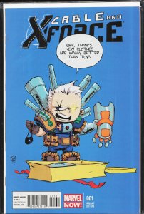 Cable and X-Force #1 Young Cover (2013) X-Force