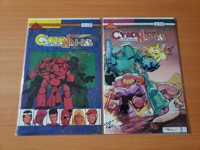 Cyberhawks Tales of Neil's Legend 1-2 Complete Set Run! ~ NEAR MINT NM ~ 1987