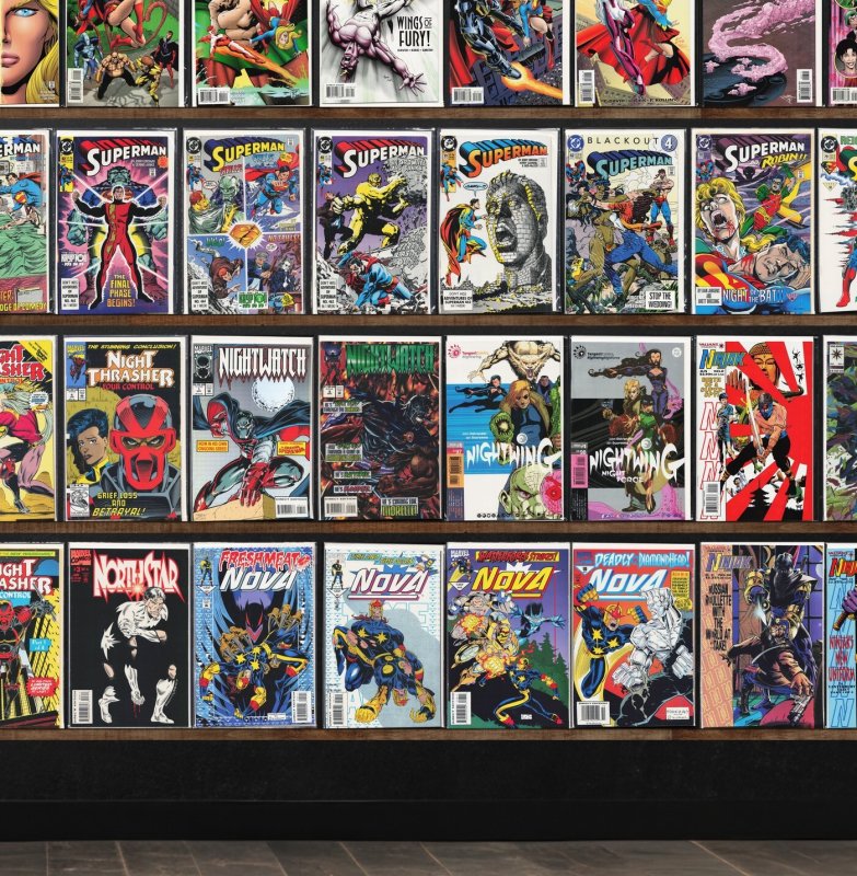 Huge Lot 150+ Comics with Supergirl, Ninjak, Superman, Superboy & More!