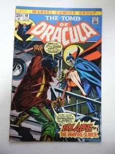 Tomb of Dracula #10 (1973) 1st App of Blade! VG Condition moisture stain fc