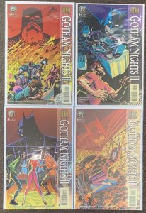 Batman Gotham Nights II 2 #1,2,3,4 DC Comics 1995 Lot Set Nm