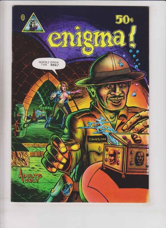 Enigma! #1 VF (1st) ralph reece LARRY TODD last gasp underground comix 1973