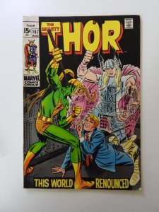 Thor #167 (1969) VG/FN condition