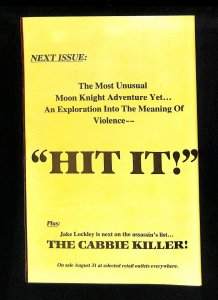 Moon Knight (1980) #25 1st Appearance Black Spectre!