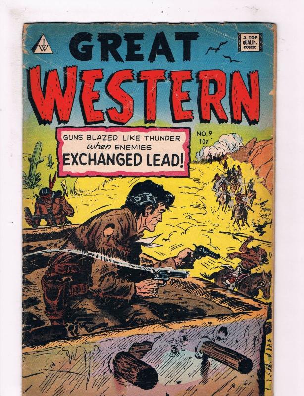 Great Western #9 VG Top Quality IW Comic Book Golden Age DE2