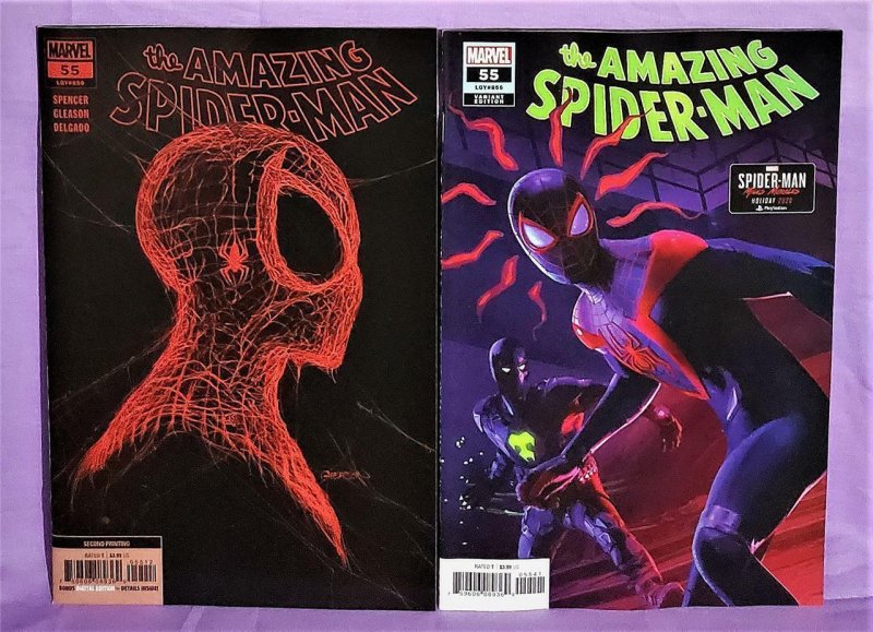 Lot of 2 AMAZING SPIDER-MAN #55 Variant Cover Patrick Gleason (Marvel 2021)