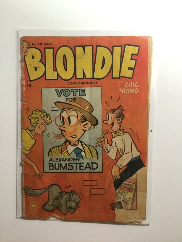 Blondie 48 Good- Gd- 1.8 Comics Monthly Chic Young Harvey Comics