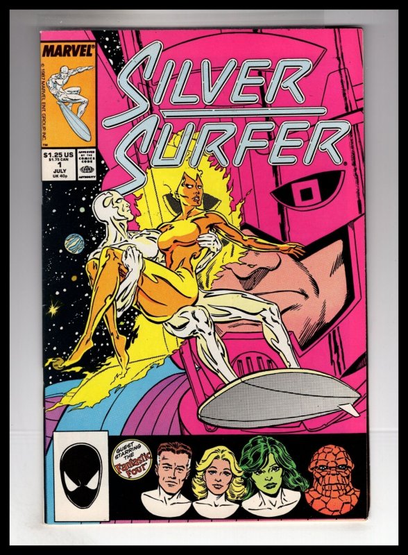 Silver Surfer #1 (1987) Frankie Raye NOVA! GALACTUS!  / ECA7X