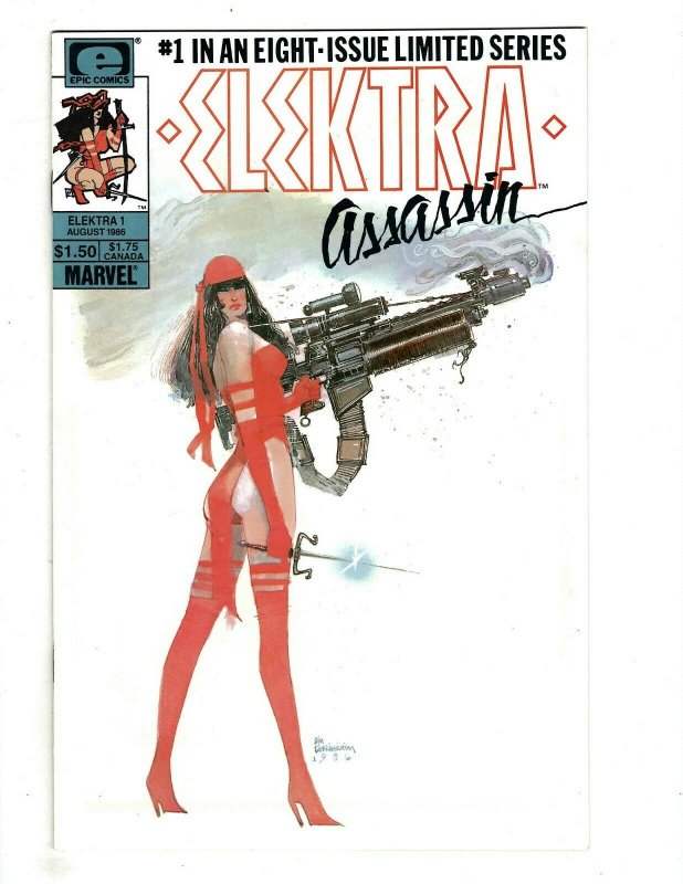 8 Elektra Assassin Marvel Comics 1 2 3 4 5 6 7 8 Daredevil Epic Mini Series HG1