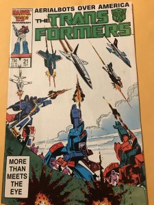 THE TRANSFORMERS #21 : Marvel 10/86 VF- ; original comic series