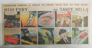 Miss Fury Sunday #204 by Tarpe Mills 3/4/1945 Size: 7.5 x 15  Very Rare Year #5