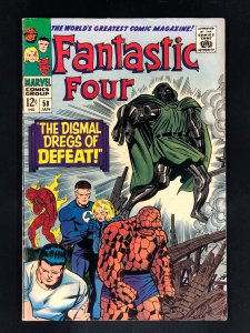 Fantastic Four #58 (1967) FN Cover Art Featuring Doctor Doom