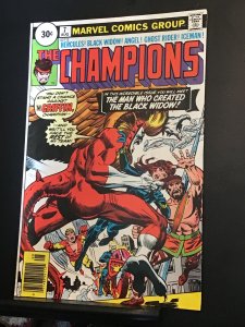 The Champions #7 (1976) rare $.30 variant cover! Mid high grade FN/VF wow!