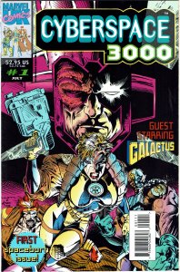 Cyberspace 3000 #1 Glow-In-The-Dark Cover, Marvel UK NM