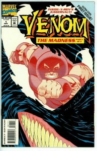 Venom: The Madness #1 (1993) - 9.6 NM+ *Juggernaut/Embossed Cover*