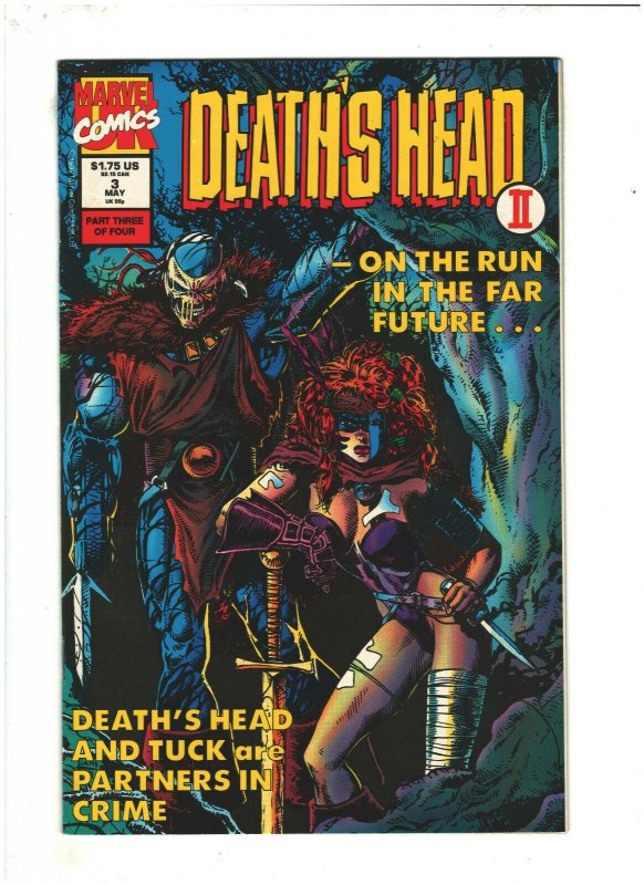 Death's Head II #3 VF/NM 9.0 Marvel UK Comics 1992 