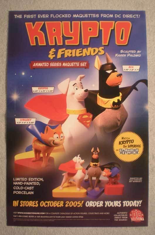 KRYPTO AND FRIENDS Promo Poster, 11x17, 2005, Unused, more in our store