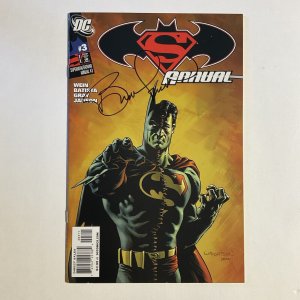 SUPERMAN BATMAN ANNUAL 2 2009 DC COMICS NM NEAR MINT SIGNED BERNIE WRIGHTSON