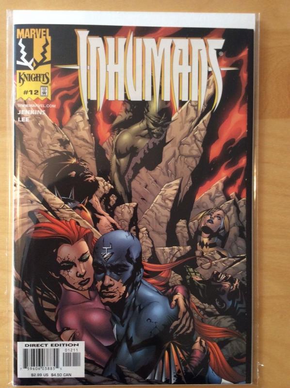 INHUMANS 1 2 3 4 5 6 7 8 9 10 11 12 NM, 1ST PRINTS, MARVEL KNIGHTS COMPLETE SET