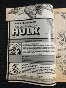 1977 RAMPAGING HULK Magazine #2 G/VG 3.0 Walt Simonson & Alfredo Alcala