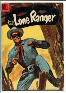 THE LONE RANGER #96 1956-DELL-KICKING IN THE DOOR-vg minus