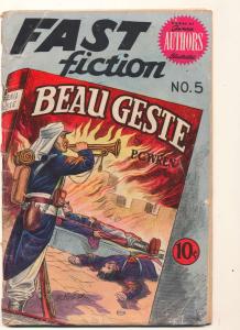 Fast Fiction (1949 series)  #5, VG- (Actual scan)