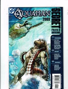 Lot of 3 Aquaman DC Comic Books #1 Secret Files & Origins+1(2) Special MS18