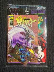1995 WIZARD Magazine #51 SEALED with Maxx #2 Mini-Comic & Cards Inserts