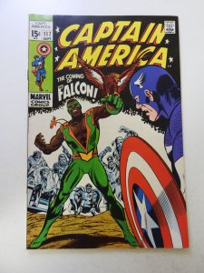 Captain America #117 (1969) 1st appearance of The Falcon VF- condition