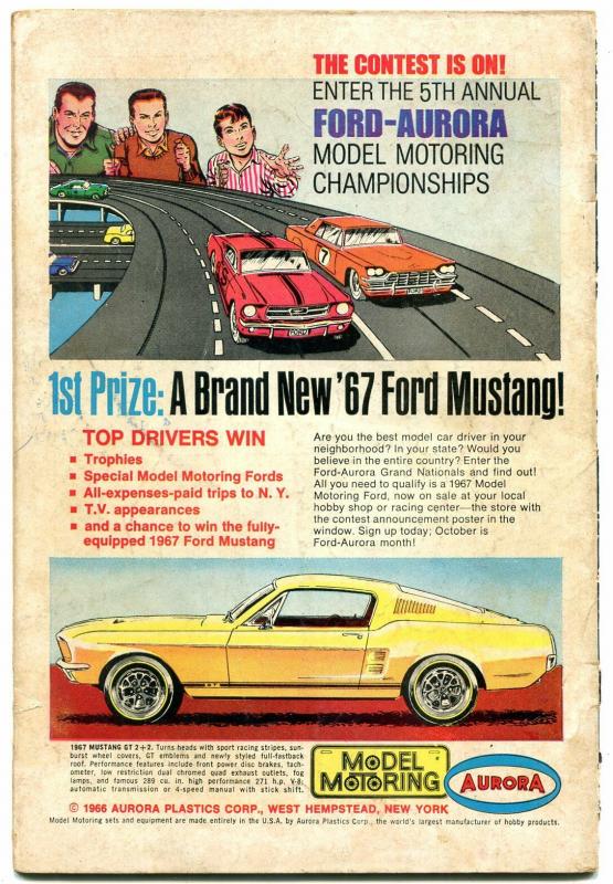 Strange Adventures #195 1966- 1st Full ANIMAL MAN- DC Silver Age vg