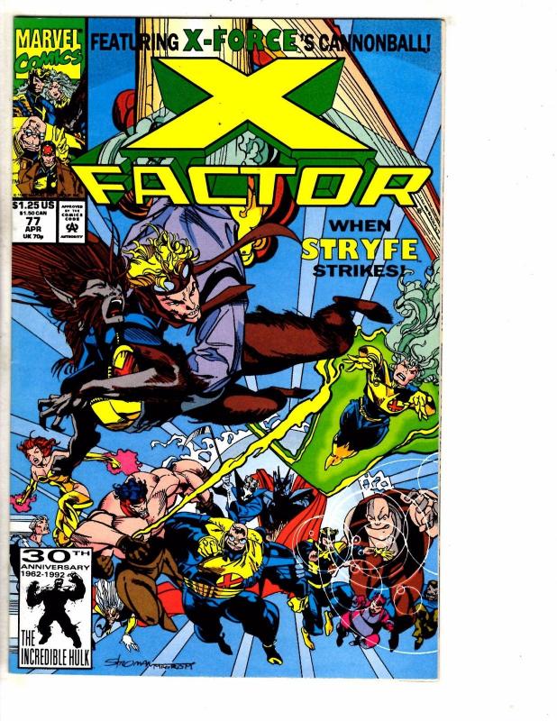 12 X-Factor Marvel Comics # 58 71 77 78 83 84 85 86 (2) 87 94 + Annual # 8 RC2