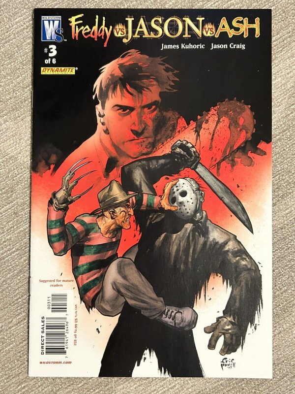Freddy VS Jason VS Ash NM- The Nightmare Warriors Complete Set 1-6