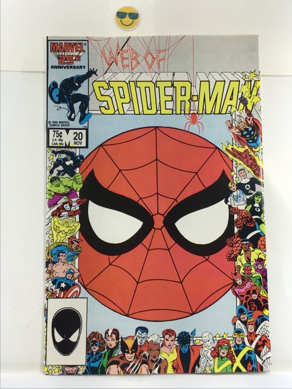 Web of Spider-Man #20 (1986) NM key Special Border issue