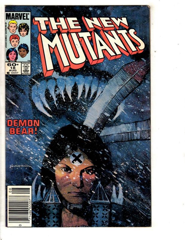 New Mutants # 18 VF Marvel Comic Book Legion Wolverine Warlock X-Men RJ7