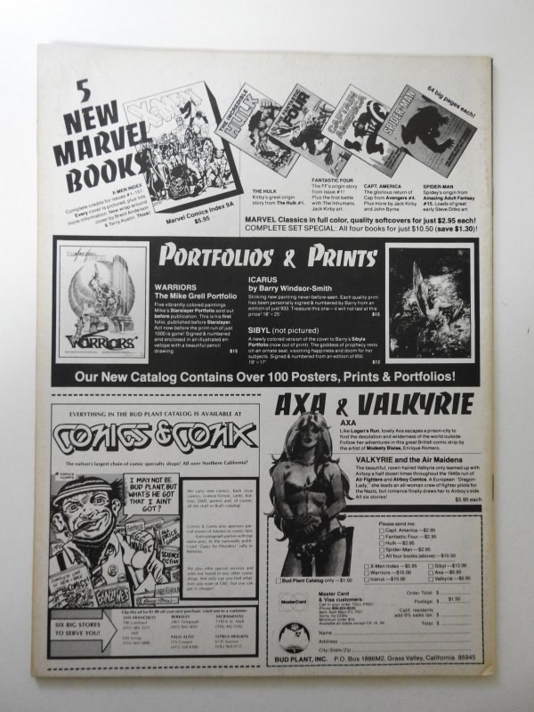 Bizarre Adventures #31 (1982) VG+ Condition moisture stain