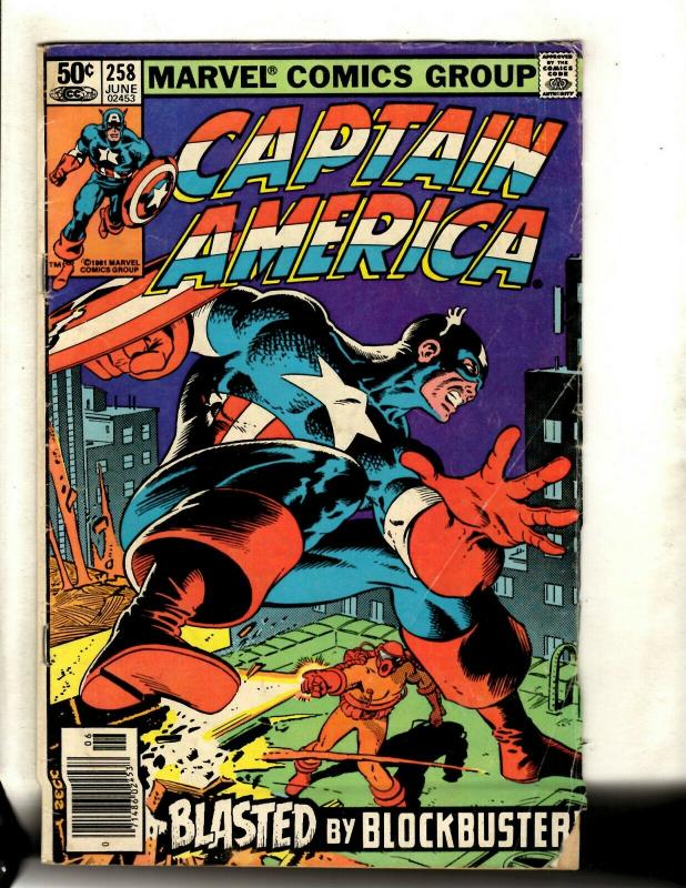 11 Captain America Marvel Comics 228 229 (2) 233 251 252 254 258 260 261 275 RM1