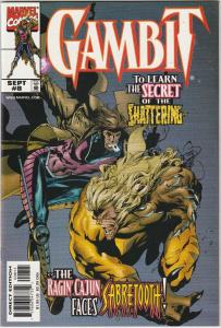 4 Gambit Marvel Comic Books # 1 8 17 23 X-Men Sabretooth Bullseye Ego AH3