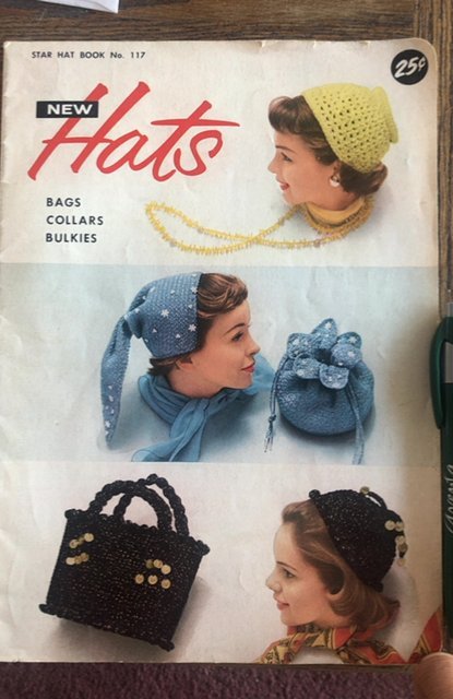 Star Yarns Hats instruction book,early 1960s. 29p