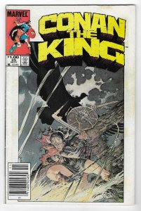 Conan the King #25 Newsstand Edition (1984)