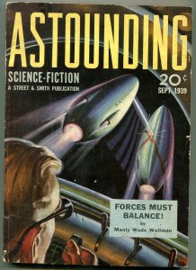 Astounding Pulp September 1939- 1st Theodore Sturgeon story- Hubbard