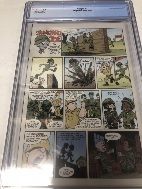 Geiger (2021) # 1 (CGC 9.8) Image Comics • Geoff Johns • Gary Frank • Image