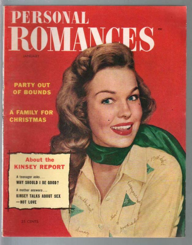 Personal Romances 1/1954-Ideal-exploitation-pulp thrills-posed photos-FN