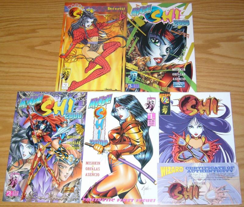 Manga Shi 2000 #1/2 + 1-3 VF/NM complete series + shiseiji one-shot - bad girl 2