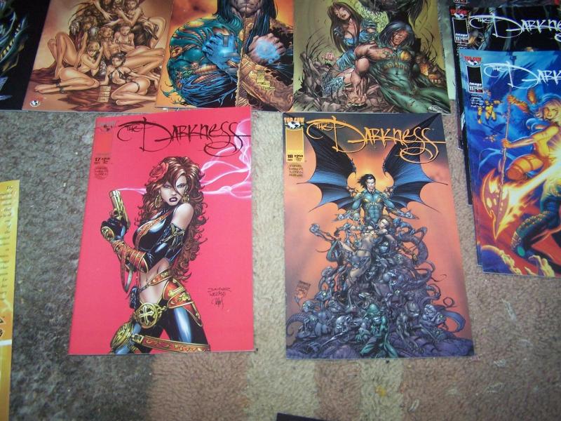 The Darkness lot of 15 comics  #5 7 9 10 11abcd+17 18 21 24  30 311997, Image