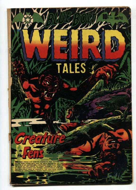 Blue Bolt Weird Tales #118 1953- LB Cole Cover- Wally Wood-