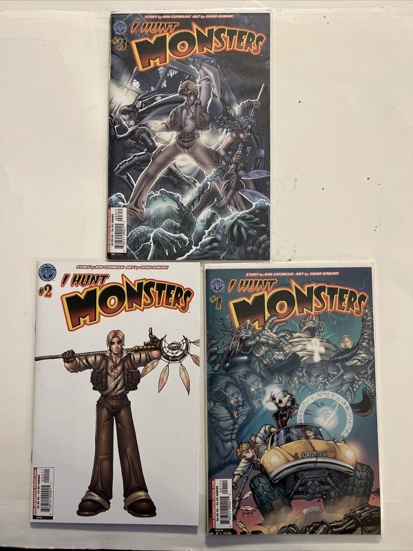 I Hunt Monsters #1-3 Antarctic Press 2004 