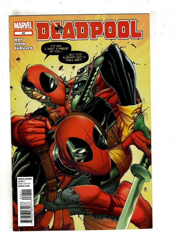 Lot Of 9 Deadpool Marvel Comic Books # 39 40 41 42 43 44 45 46 47 X-Force GE6 