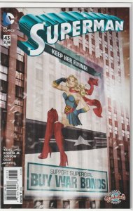 Superman #43 Bombshell Variant DC Comics The New 52 NM