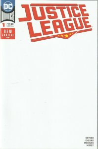 Justice League # 1 Blank Sketch Variant Cover NM DC 2018 [F8]