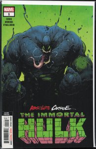 Absolute Carnage: Immortal Hulk Second Print Cover (2019) Hulk